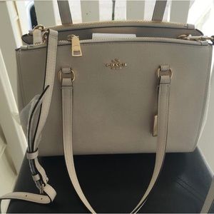 COACH STANTON CARRYALL 29 IN CROSSGRAIN LEATHER